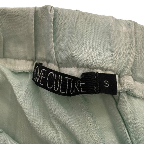 Love Culture 100% RAYON Wide Leg Pants Pull-On Loose Flowy Soft Pastels … - Picture 5 of 11